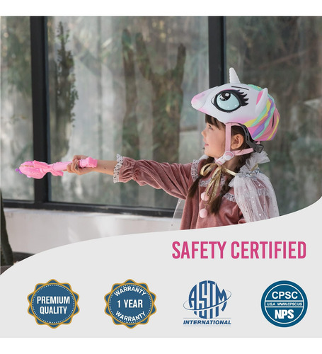 Casco De Bicicleta De Unicornio Para Niños Pathlane Para De