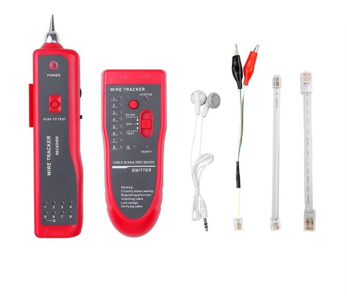 Probador Tester  De Cable Red Rj11 Rj45 Cat5 Cat6 Utp