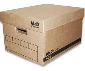 Caja Archivo Super Reforzada Myd 406 Cartón Corrugado X100u