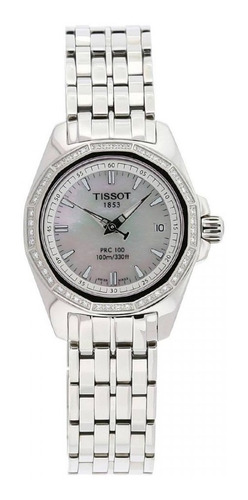 Reloj Mujer Tissot Brillantes Naturales Suizo Acero Zafiro