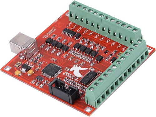 Mach3 Tarjeta Interface Cnc 4 Ejes 100khz Compatible Mach3