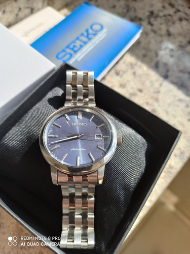 Espetacular Seiko Srpa25b1 Azul Nota Fiscal Caixa Selo Ipi