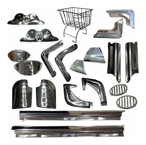 Kit Acessórios Fusca 21 Peças Restauração - Inox Premium | Parcelamento ...