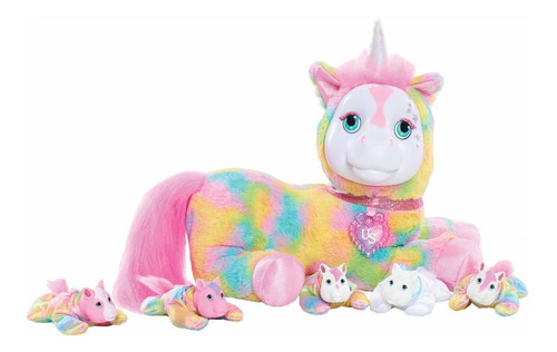 Unicornio Sorpresa 42495 12 Felpa De Cristal, Multicolor