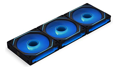 Fan Lian Li Uni Sl-infinity 120 Rgb, Paquete Triple Negro Co