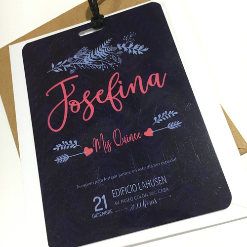 Pase Vip Invitación 15 Años Tarjeta Credenciales X 10