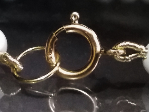 Imagem 2 de 6 de Pedras - Pulseira Unissex Ágatas, Fecho Ouro, Cód335p36