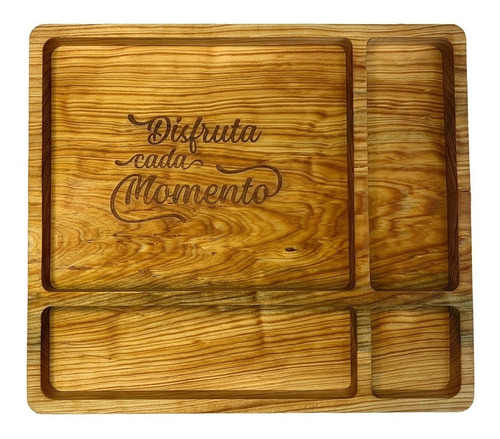 Plato Para Botana / Botanero En Madera Grabado Personalizado