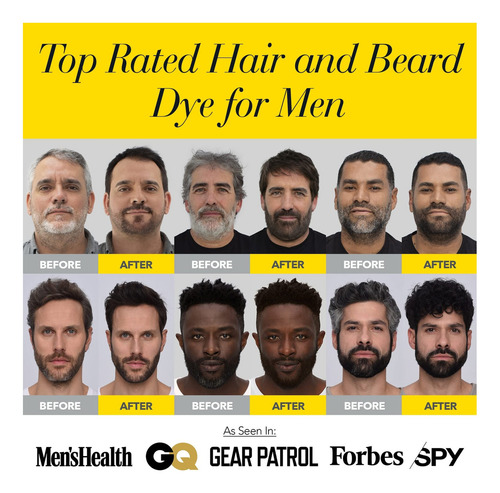Cleverman Kit Integral Para Hombres: Cubre Canas Gris Con