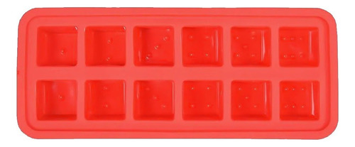 Forma Para Gelo De Silicone 12 Cubos Formato De Dado