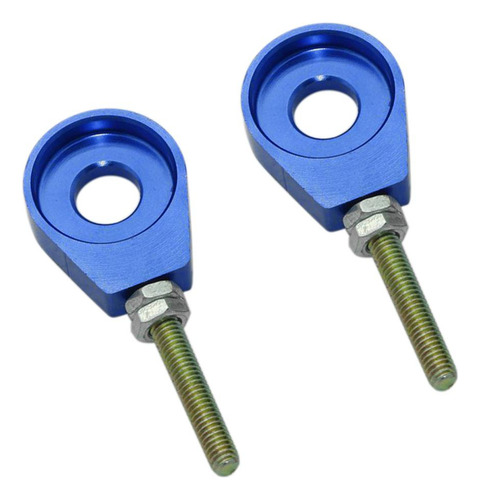 Piezas Del Ajustador De Cadena De Motocicleta 2 Piezas