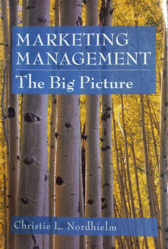 Marketing Management - The Big Picture