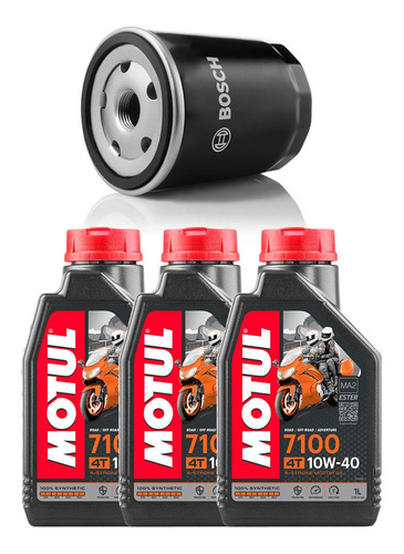 Kit Mantencion 302r Aceite Motul + Filtro Bosch