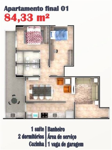 Imagem 5 de 16 de Apartamento - Venda - Caiçara - Praia Grande - Cg80