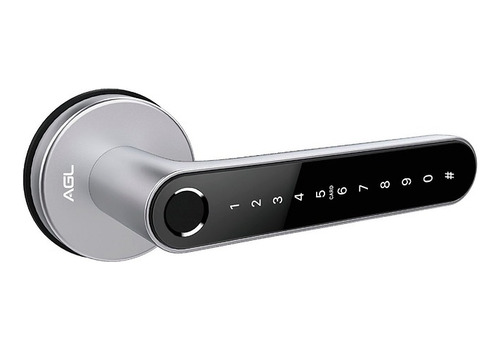 Fechadura Agl Digital Com Biometria N31 Bluetooth