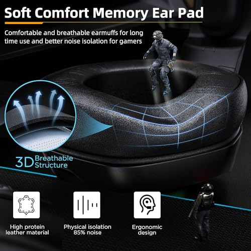 Pack De Auriculares Gaming Con Micrfono Cancelacin Ruido