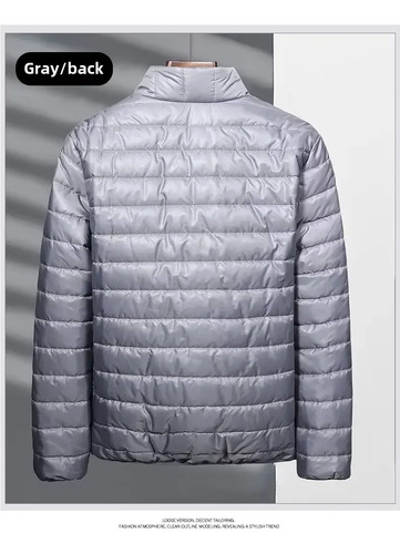 Chaqueta Acolchada Ultraligera Con Capucha Para Hombre
