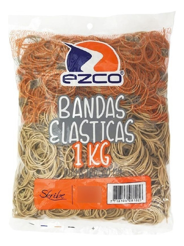 Banditas Elasticas Ezco Bandas Elasticas Bolsa X 1kg 1000grs