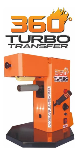 Prensa Turbo Transfer 360° Laranja 220v