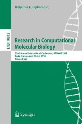 Libro Research In Computational Molecular Biology : 22nd ...