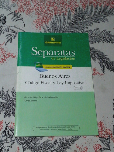 Separata Buenos Aires Codigo Fiscal Y Ley Impositiva - Zn