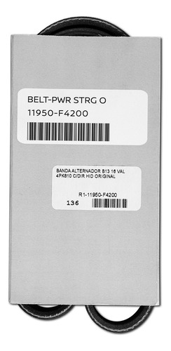 Banda Alternador 4pk810 Tsuru 3 95-17 C/dir Hid Original