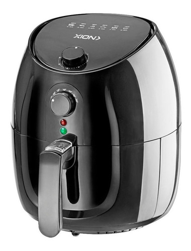 Imagen 2 de 3 de Freidora eléctrica sin aceite Xion Premium XI-FR68 3.5L negra