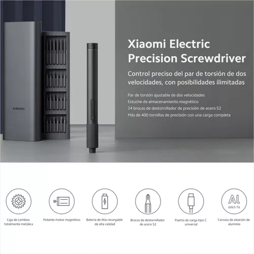 Kit Destornillador Eléctrico De Precisión - Oficial Xiaomi Color