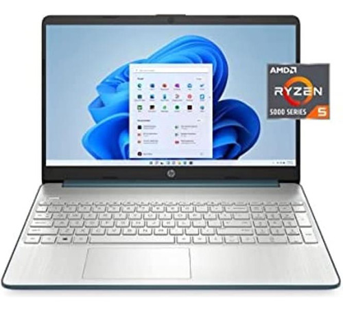 Computadora Portátil Hp 15.6 Más Nueva, Fhd, Amd Ru, 8 Gb De