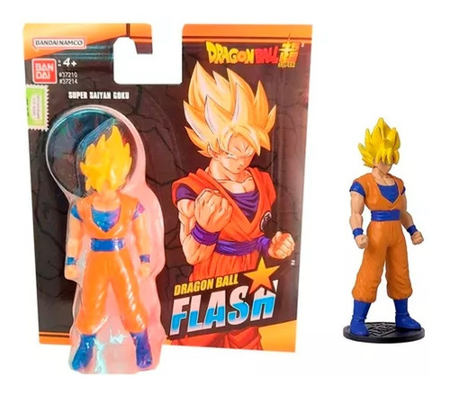 Figura Bandai Flash Dragon Ball Goku Super Saiyan 10cms
