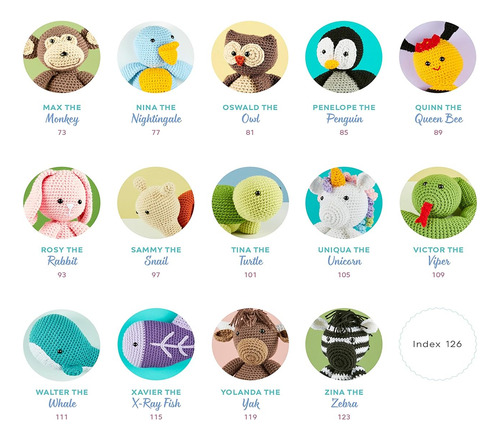 Critters Lindos Del Ganchillo: 26 Patrones Fáciles De Ami...