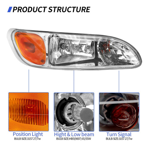 Par De Faros Para Peterbilt 330 335 386 387 2005 Ai 2016