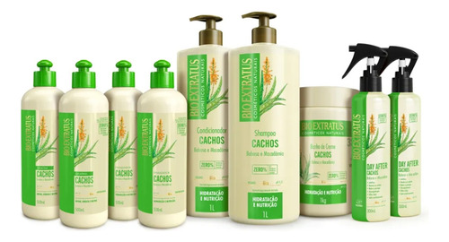 Kit Bio Extratus Cachos (1l/kg) Linha Completa