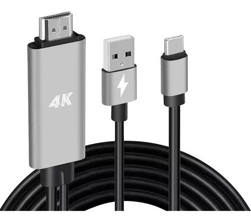 Cable Adaptador Convertidor Usb Tipo C A Hdmi 4k Convertidor de