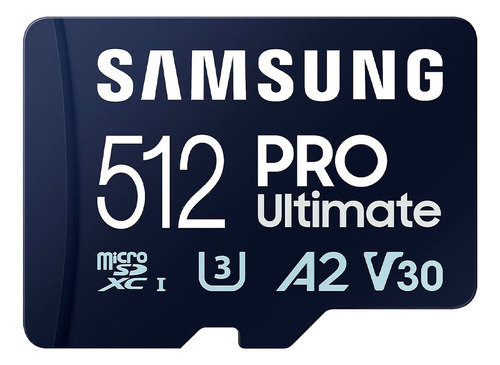 Microsd Samsung Pro Ultimate 200mb/s Con Adaptador 512 Gb