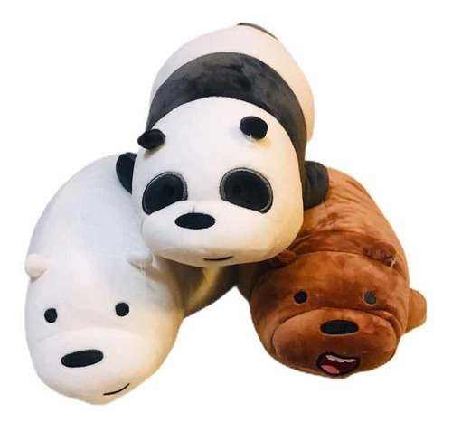 Peluches Osos Escandalosos We Bare Bears Set 3 Ck