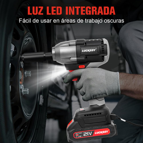 Llave De Impacto Sin Escobillas+Juego De Herramientas 2pilas