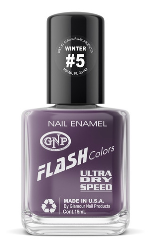 Esmalte Flash Colors De Gnp 15ml W5 Violeta