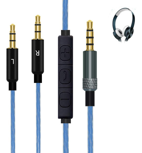 Cable Audio Para Auricular Sol Republic Master Tracks Hd V8