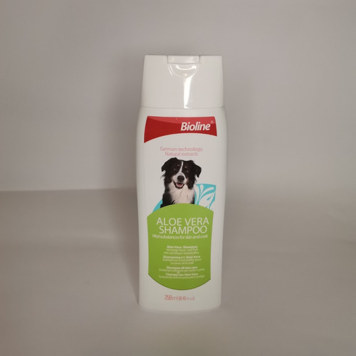 Imagen 1 de 1 de Shampoo Para Perro Con Aloe Vera Bioline 250ml