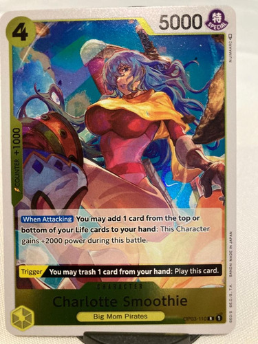 One Piece Tcg Op03-110: Charlotte Smoothie (r)