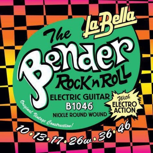 Encordoamento La Bella Guitarra Bender 10-46