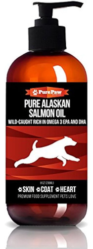 Aceite De Salmon Puro Salvaje De Alaska Para Piel Y Pelaje D