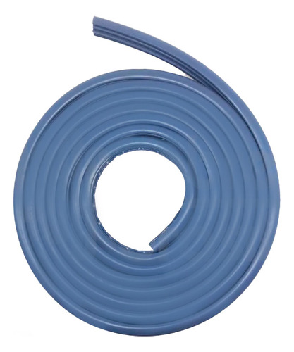 Perfil Borracha Silicone Forno Pratica Encaixe 4 Metros Azul