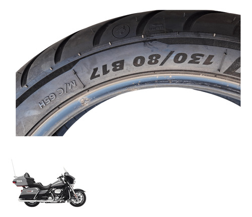 Pneu Diant. Michelin 130/80 R17 Harley Touring Ultra 2017