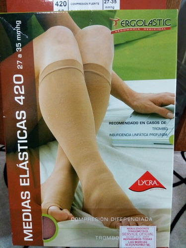 Media Elastica De Compresion 27/35 Mod 3/4 Ergolastic