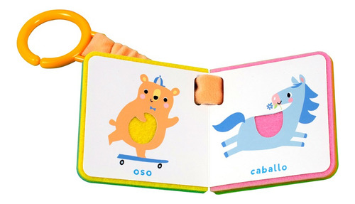 Libro Para Bebés: Toca Y Siente: Librito Para Carriola Amigo
