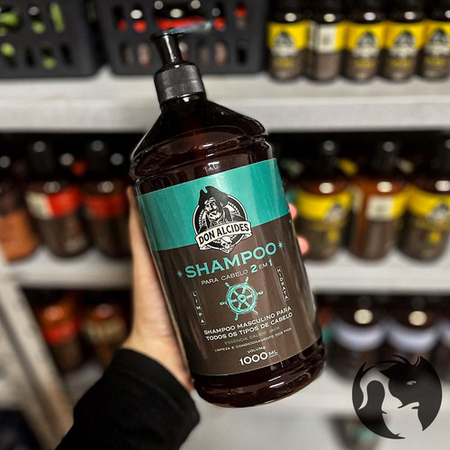 Shampoo Para Cabelo 2 Em 1 Calico Jack 1000ml Don Alcides