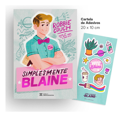 Simplesmente Blaine - com brinde, de Robbie Couch. Editora Melhoramentos, capa mole em português, 2023