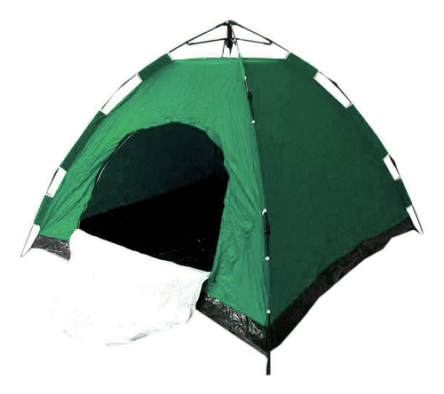 Barraca Camping 2 Pessoas Monta Sozinha Automática Dobrável Cor Verde